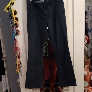American Eagle Outfitters Dark Blue Flare Pants